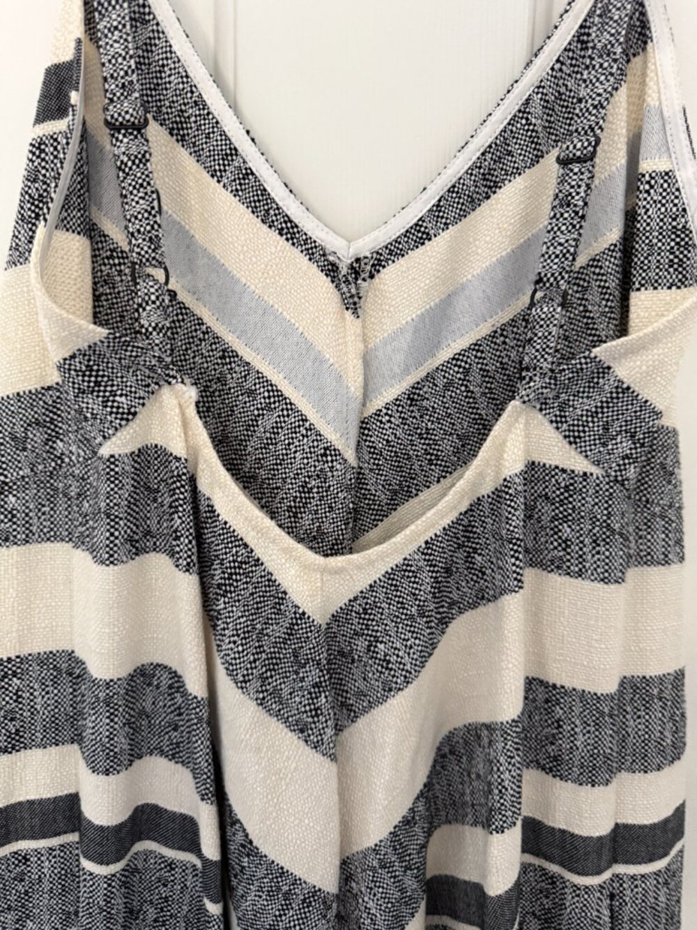 Twelfth Street by Cynthia Vincent Striped Maxi Dress | Navy Cream | - Picture 5 of 8